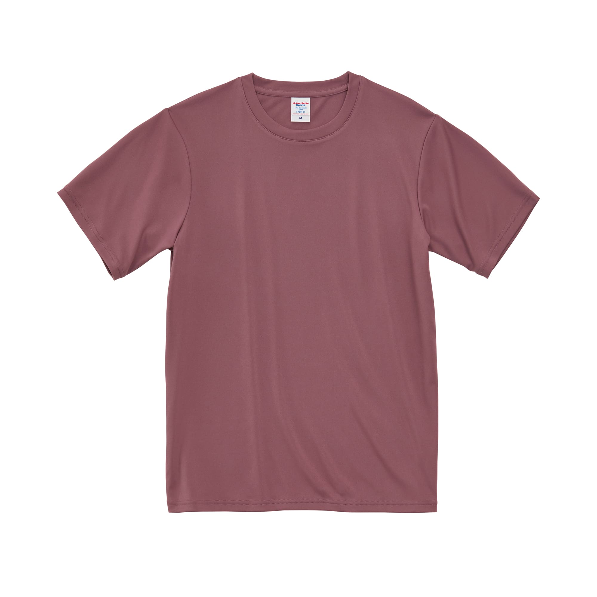 United Athle ユナイテッドアスレ 5700-01 4.4オンス ドライスムース リサイクルポリエステル Tシャツ